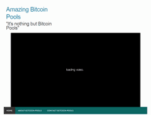 Tablet Screenshot of bitcoinpools.net